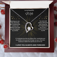 To My Beautiful Wife - I love You Forever