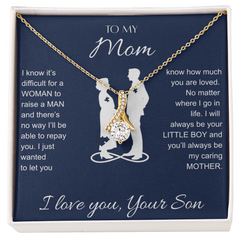 To My Mom Gift From Son - Alluring Beauty Necklace