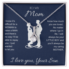 To My Mom Gift From Son - Alluring Beauty Necklace