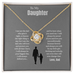 To my daughter- Love dad