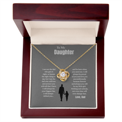 To my daughter- Love dad