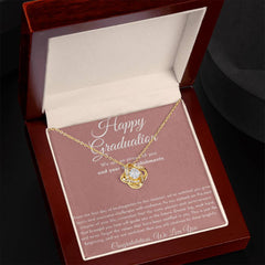 Graduation Gift For Daughter or Granddaughter - Love Knot Necklace