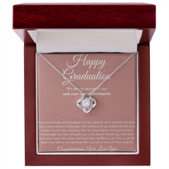 Graduation Gift For Daughter or Granddaughter - Love Knot Necklace