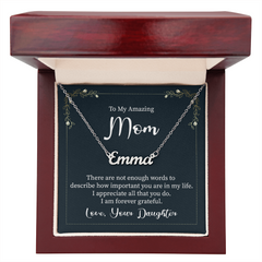 Custom Name Necklace - To My Amazing Mom