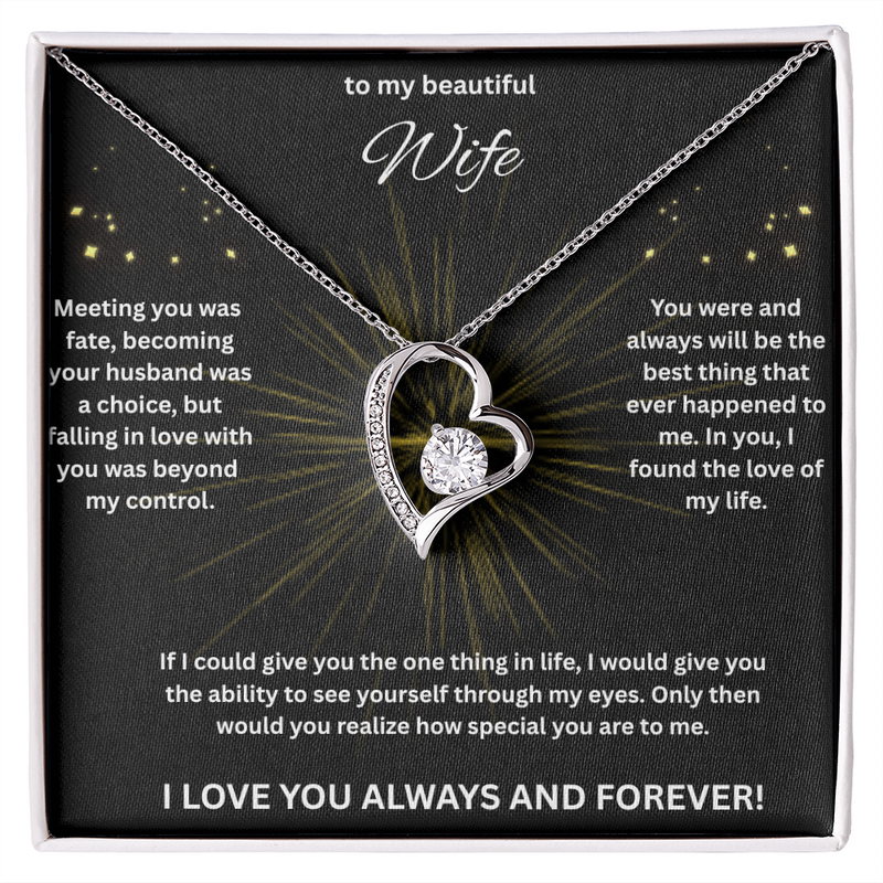 To My Beautiful Wife - I love You Forever